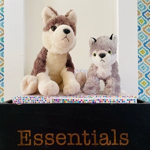 Birth of Life Wolf With Baby Plush Toy Bundle!